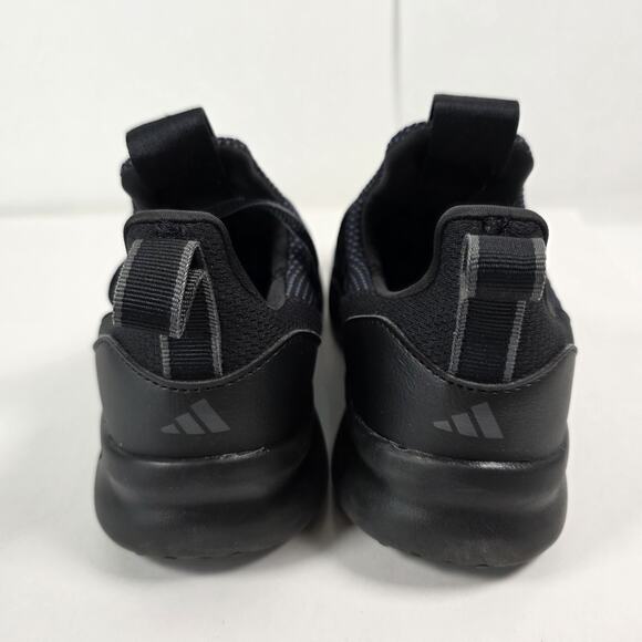 Adidas Lite Racer Adapt 7.0 Sneaker Kids 6 Black Lightweight Slip On Athleisure - Picture 4 of 10